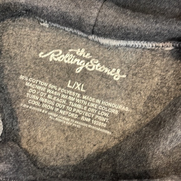 ROLLING STONES CROPPED HOODED SWEATSHIRT - Picture 3 of 4